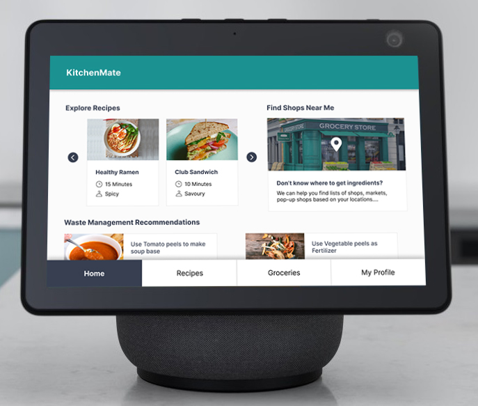 KitchenMate on Amazon Echo Show Device